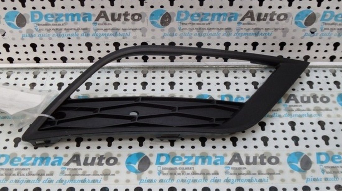 Grila proiector dreapta bara fata, 6J0853666E, Seat Ibiza 5 Sportcoupe (6J1)