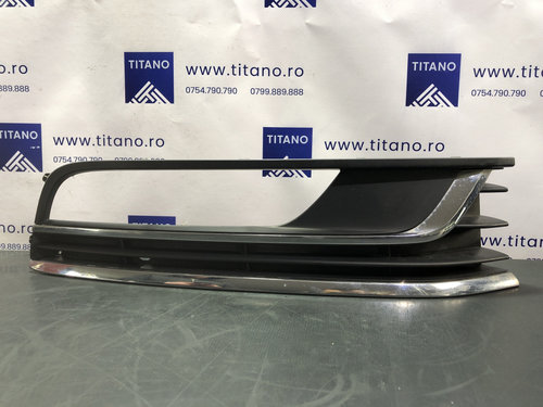 Grila proiector dreapta VW Passat B7 2.0TDI CFG DSG sedan 2012 (3AA853666)