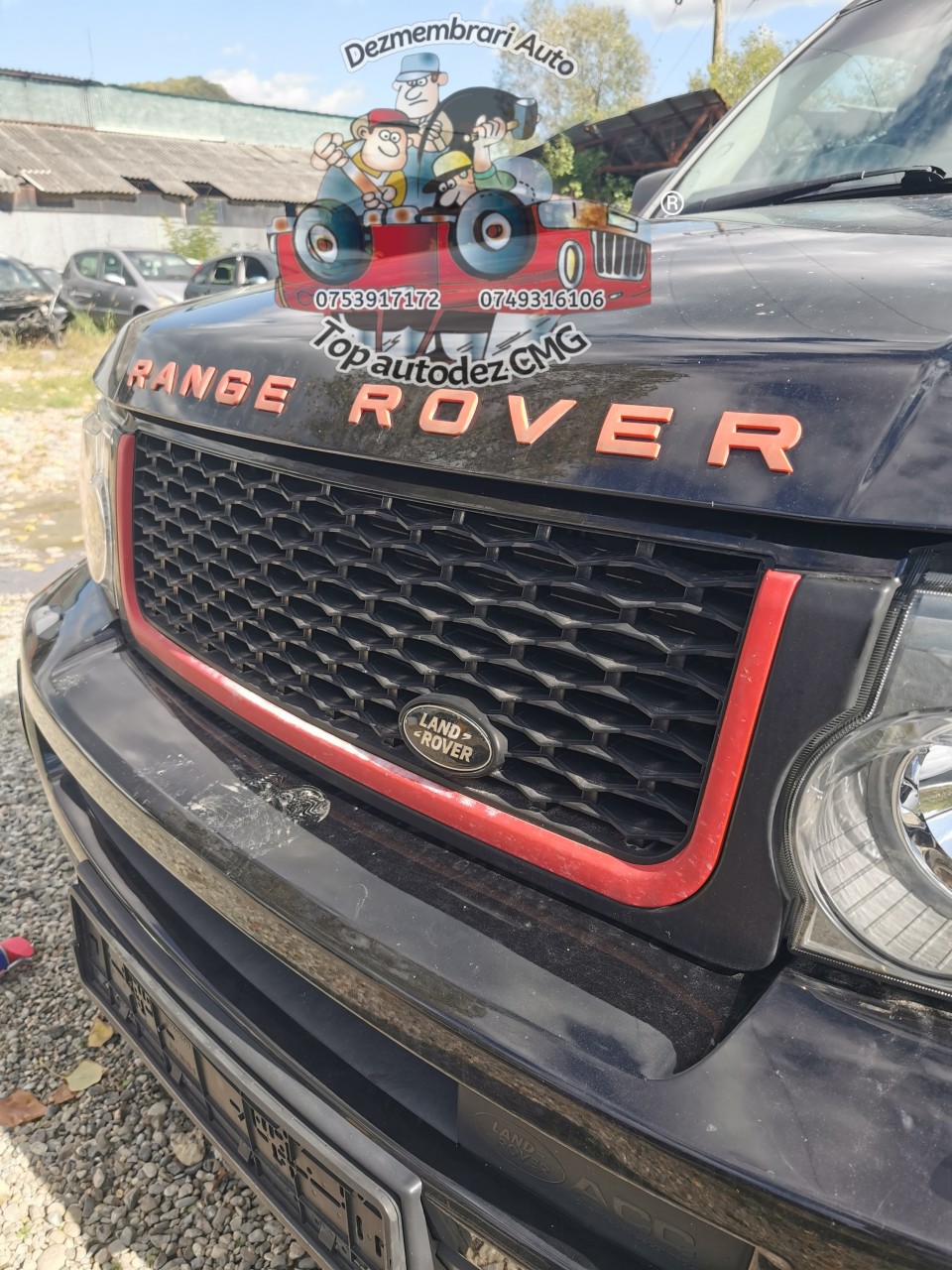 Grila radiatoare Range Rover Sport 2005-2013 grile centrală bara fata