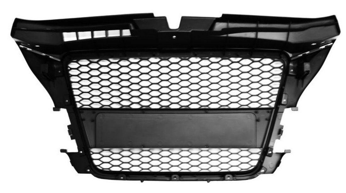 Grila Radiator Am Audi A3 8P 2007-2012 Facelift RS Design Negru