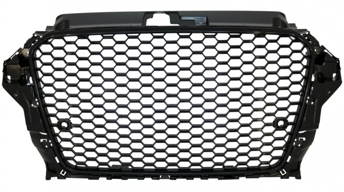 Grila Radiator Am Audi A3 8V 2012-2016 RS3 Design Negru Lucios FGAUA38VRSB