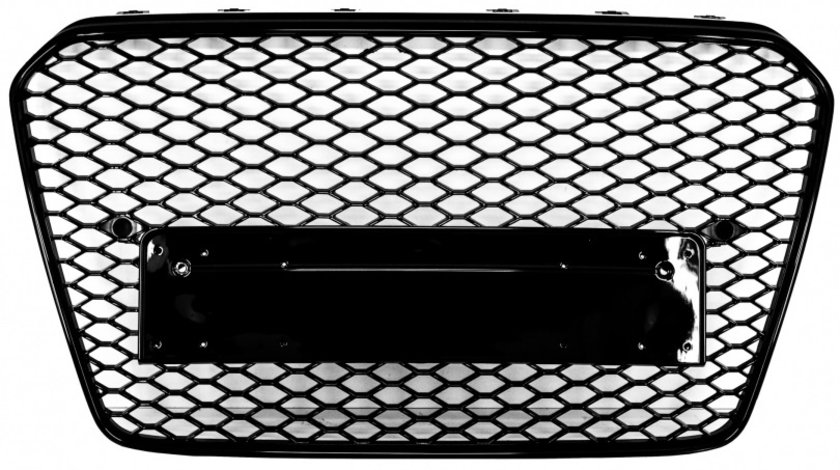 Grila Radiator Am Audi A5 8T 2012-2015 RS Design Piano Black FGAUA58TFRSB