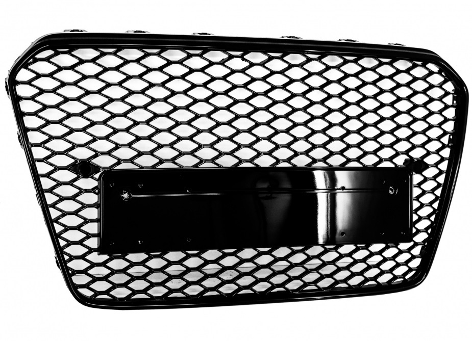 Grila Radiator Am Audi A5 8T 2012-2015 RS Design Piano Black FGAUA58TFRSB