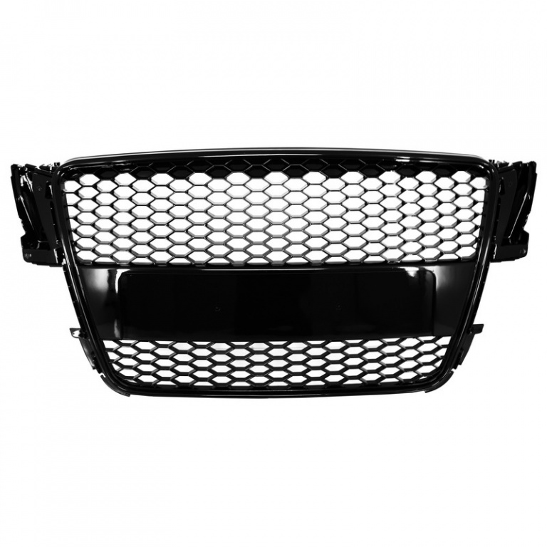 Grila Radiator Am Audi A5 8T3 2007-2011 RS Design Negru Lucios FGAUA58TRSB