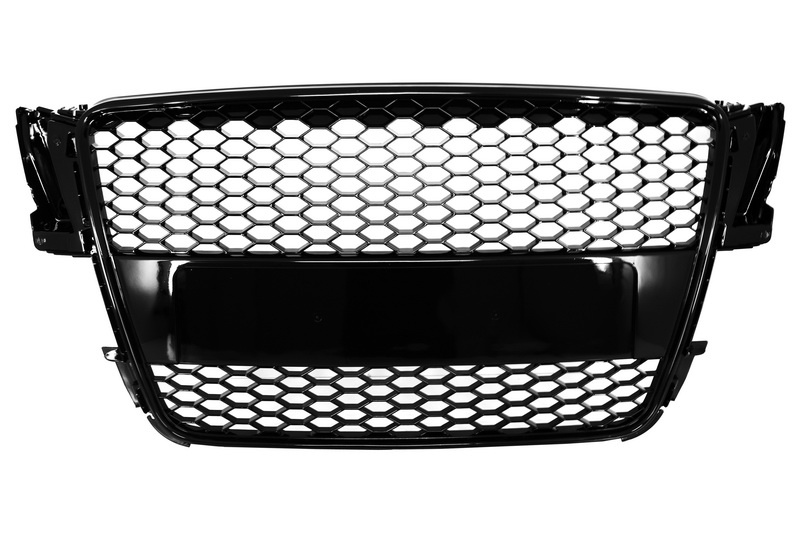 Grila Radiator Am Audi A5 8T3 2007-2011 RS Design Negru Lucios FGAUA58TRSB