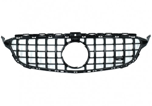 Grila Radiator Am Mercedes-Benz C-Class W205 2013→ GT-R Panamericana Design Fara Camera FGMBW205GT...
