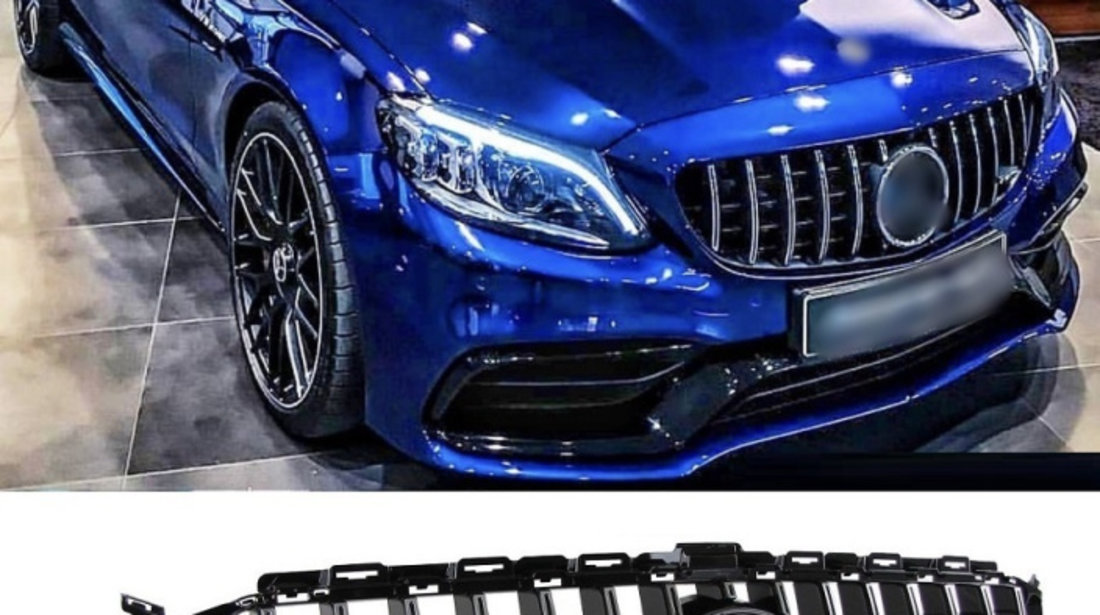 Grila Radiator Am Mercedes-Benz C-Class W205 2013→ GT-R Panamericana Design Fara Camera FGMBW205GTRWOCCN