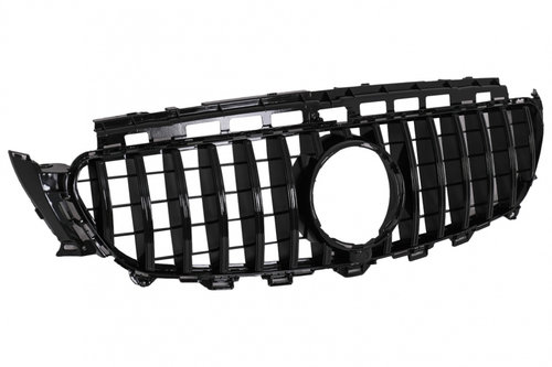Grila Radiator Am Mercedes-Benz E-Class C238 A238 2016-2019 GT-R Panamericana Design Black FGMBW213G...
