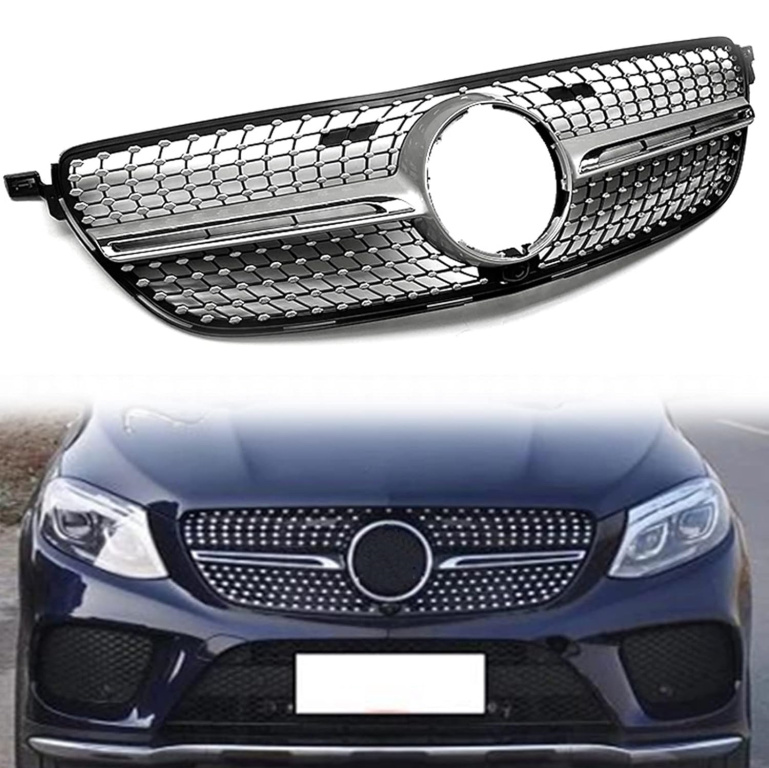 Grila Radiator Am Mercedes-Benz GLE-Class W166 2015-2018 Diamond Design Crom C00322