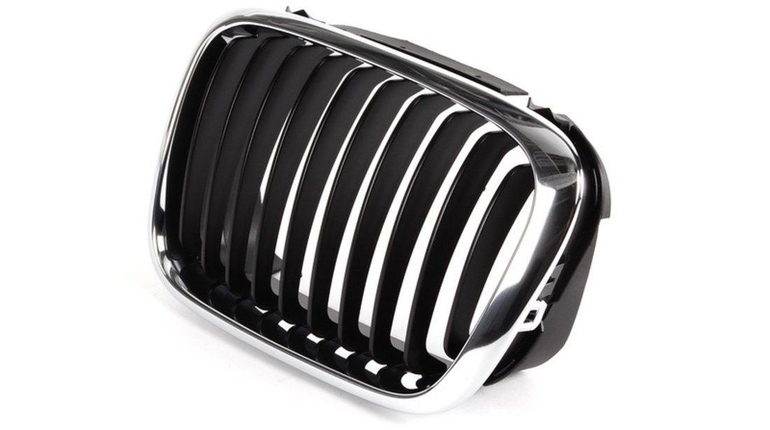 Grila Radiator Am Stanga Bmw Seria 3 E46 1998-2001 51138208487 Crom/Negru