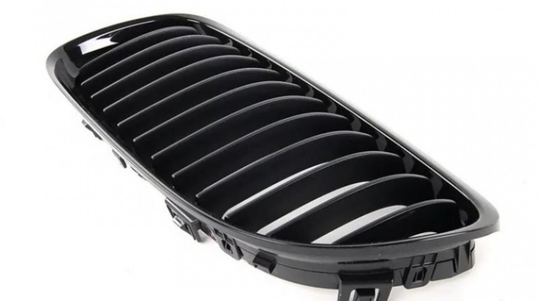 Grila Radiator Am Stanga Bmw Seria 3 E90 2008-2012 51712146911 Negru / Negru