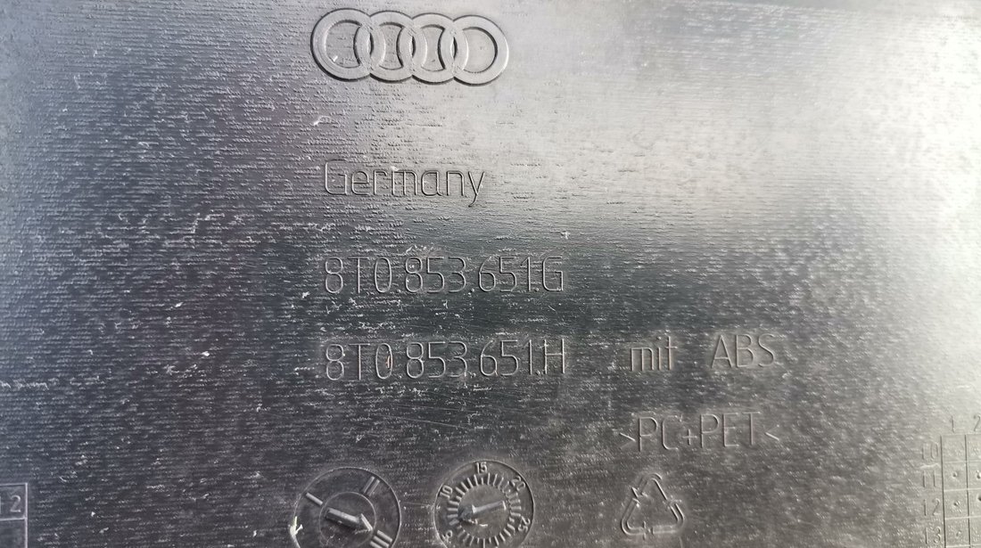 Grila radiator Audi A5 facelift negru lucios (2012-2016) cod 8T085365