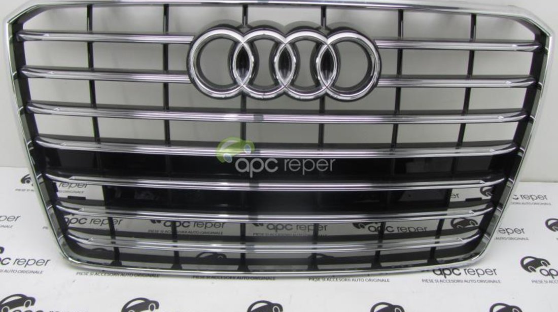 Grila Radiator Audi A8 4H Facelift Grila centrala bara fata Audi A8 2016