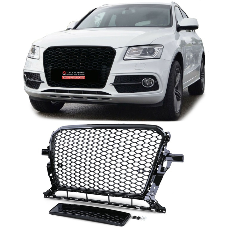 Grila radiator Audi Q5 8R fundal negru (RS Look)