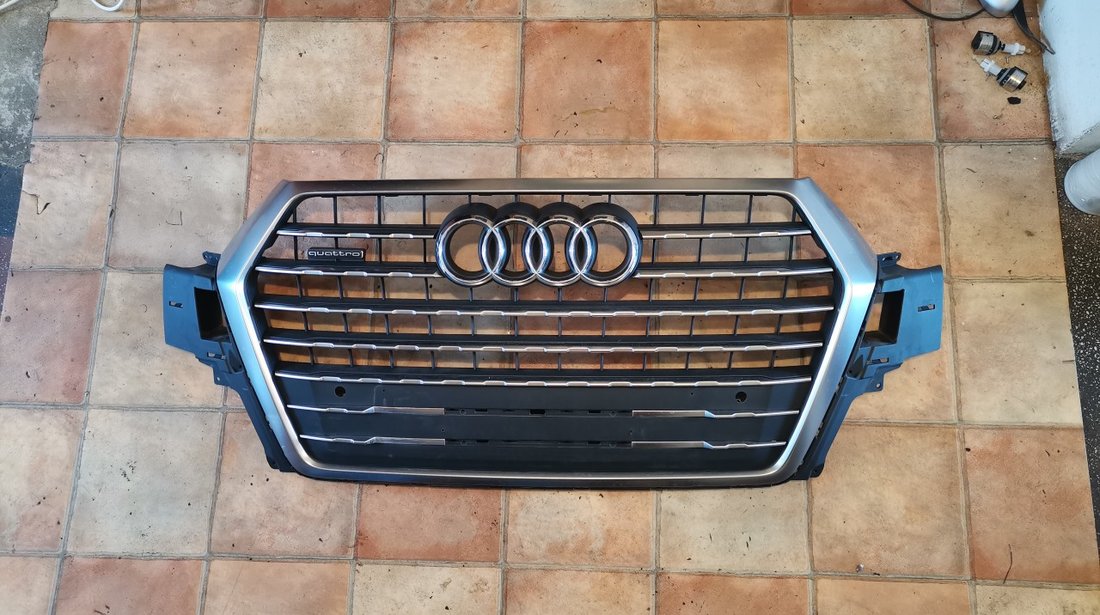 Grila radiator Audi Q7 Quattro S-Line (2017-2019) cod 4M0853651F / 4M0853651Q