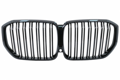 Grila Radiator Centrala Compatibil Cu Bmw X5 G05 2018→ M Design Negru Lucios FGBMG05DPB