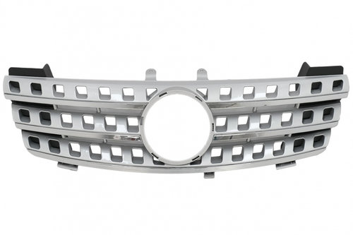 Grila Radiator Centrala Compatibila Cu Mercedes-Benz ML-Class W164 2005-2008 Crom FGMBW164A