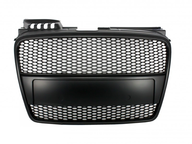 Grila Radiator Compatibil Cu Audi A4 B7 2004-2008 Facelift RS4 Design Negru Mat FGAUA4B7RSBB