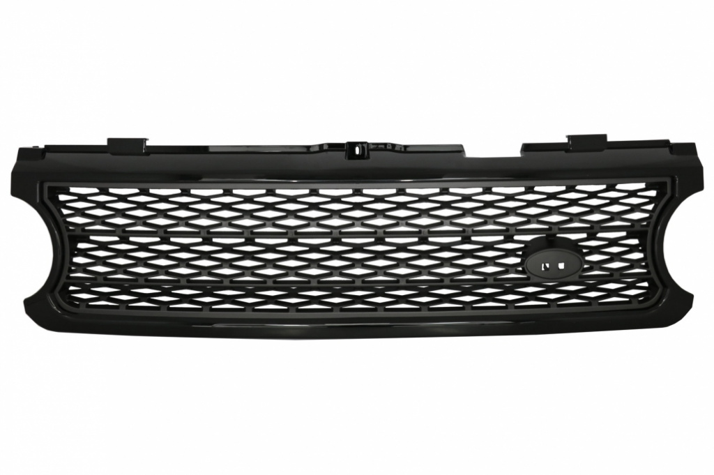 Grila Radiator Compatibil Cu Land Range Rover Vogue 3 L322 2006-2009 Negru Gri Autobiography Supercharged Edition FGRR02BG