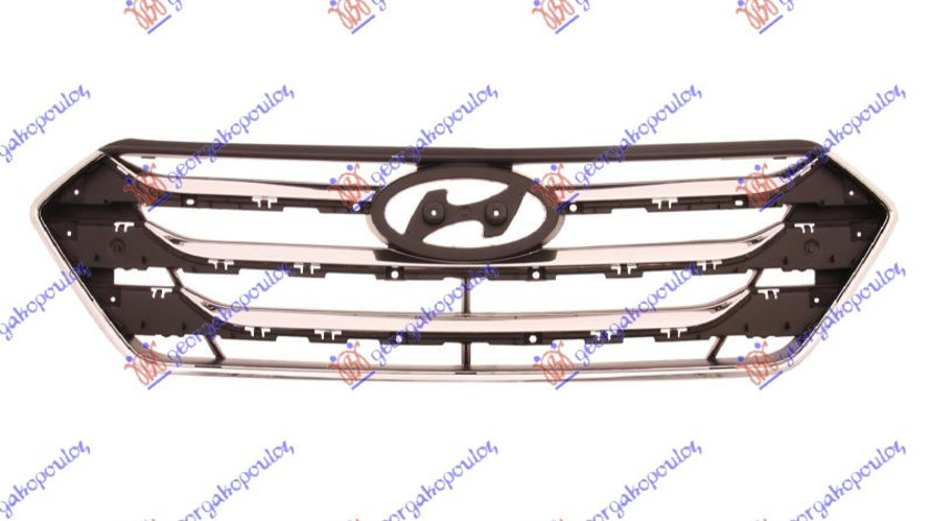 Grila Radiator Crom/Neagra Hyundai Santa Fe 2012-2013-2014-2015-2016