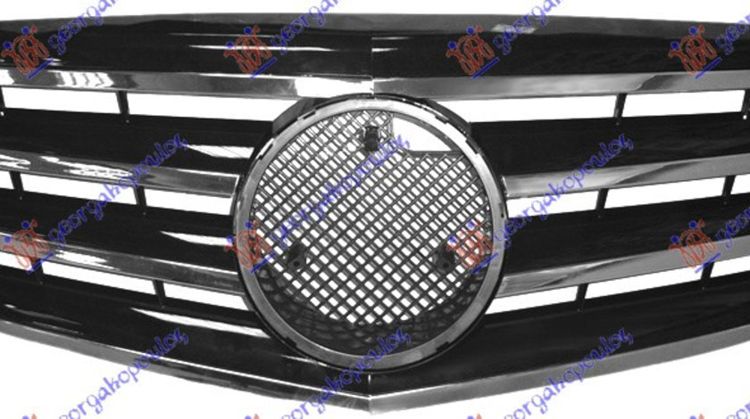 Grila Radiator Cu Emblema 2006- Mercedes E-Klass W211 2002-2003-2004-2005-2006-2007-2008-2009