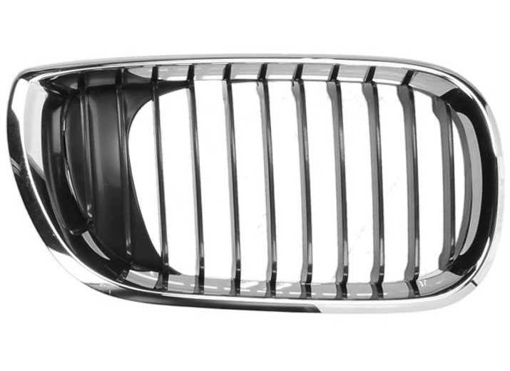 Grila Radiator Dreapta Am Bmw Seria 3 E46 2001-2005 Crom / Negru 51137030546