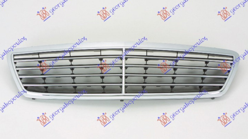 Grila Radiator Elegance/Avantgarde Cromata/Neagra Mercedes C-Class W203 2000-2001-2002-2003