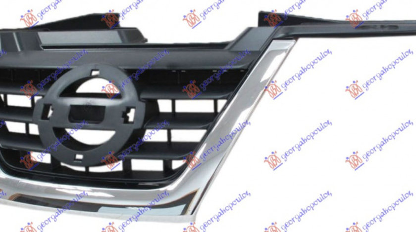 Grila Radiator Fata Centrala Cu Bandou Cromat Nissan Juke 2010 2011 2012 2013 2014 2015