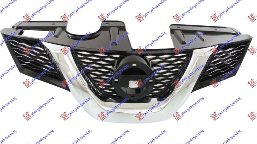 Grila Radiator Fata Cromata Completa Nissan X-Trail 2017 2018 2019 2020 2021