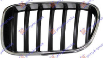 Grila Radiator Fata Cromata/Neagra Stanga Bmw X3 F...