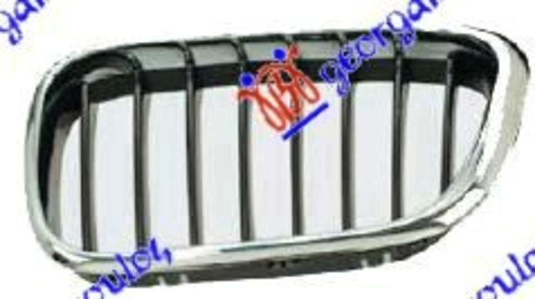 Grila Radiator Fata Cromata Stanga Bmw X5 E53 2000 2001 2002 2003 2004 2005 2006 2007