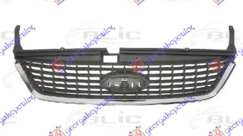 Grila Radiator Fata Neagra Cromata Ford Mondeo 2007 2008 2009 2010 2011