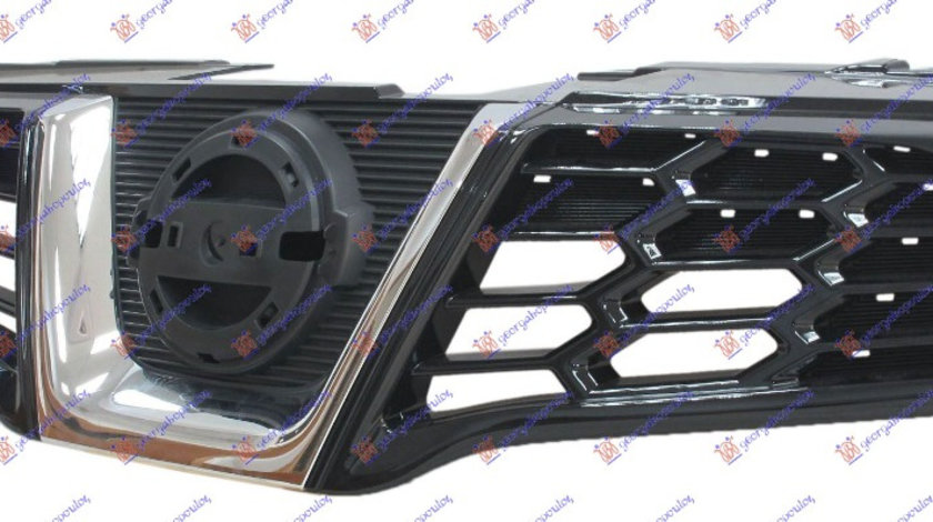 Grila Radiator Fata Neagra Cromata Nissan QashQai 2010 2011 2012 2013