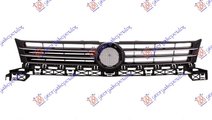 Grila Radiator Fata Neagra Cu Bandou Cromat VW Tou...