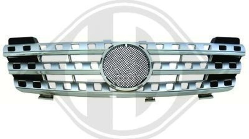 GRILA RADIATOR MERCEDES M-KLASSE W164 FUNDAL SILVER/CROM -COD 1691440