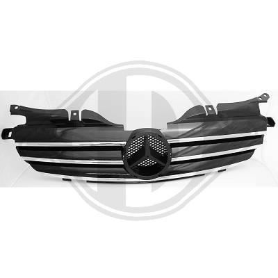 GRILA RADIATOR MERCEDES SLK FUNDAL BLACK/CROM -COD 1635240