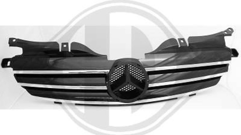 GRILA RADIATOR MERCEDES SLK FUNDAL BLACK/CROM -COD 1635240