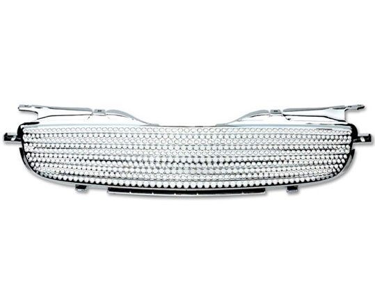 GRILA RADIATOR MERCEDES SLR R170 FUNDAL BLACK/CROM -COD FKSG983