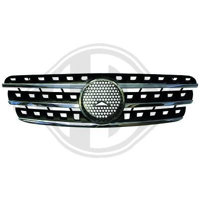 GRILA RADIATOR MERCEDES W163 FUNDAL BLACK/CROM -COD 1690240