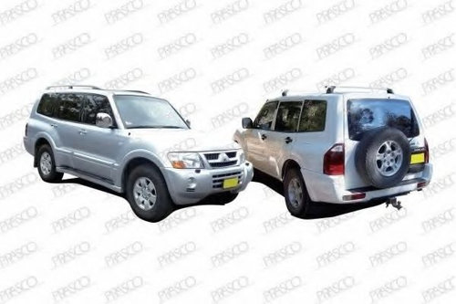 Grila radiator MITSUBISHI PAJERO III Canvas Top (V6_W, V7_W) (2000 - 2006) PRASCO MB1602001 piesa NO...