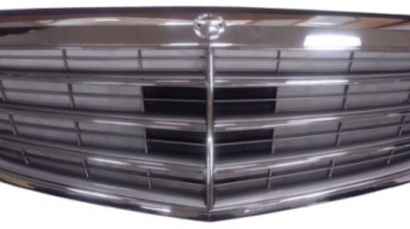 Grila radiator model Elegance (Crom & Gri) Mercedes E Class W212 facelift