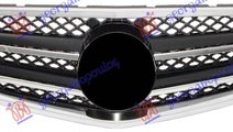 Grila Radiator Neagra Completa Cu Emblema AMG Merc...