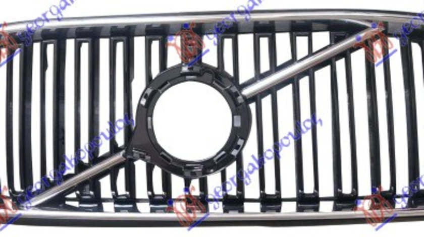 Grila Radiator Negra Cu Crom Volvo XC90 2014-