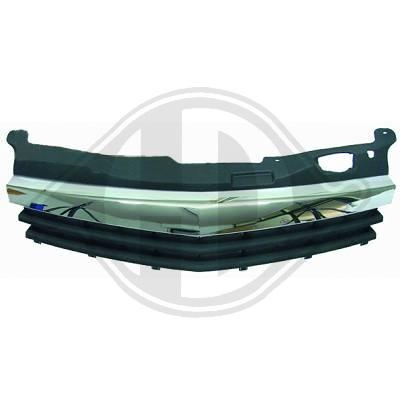 GRILA RADIATOR OPEL ASTRA H BLACK/CROM -COD 1806740