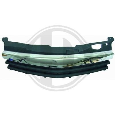 GRILA RADIATOR OPEL ASTRA H BLACK/CROM -COD 1806740