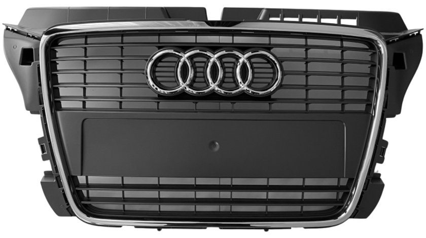 Grila Radiator + Ornament + Emblema Oe Audi A3 8P 2008-2013 8P0853651M1QP