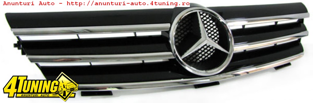 GRILA RADIATOR PENTRU MERCEDES C-KLASS W 203 COUPE - GRILA W 203 COUPE