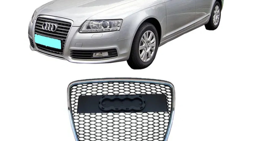 Grila Radiator RS-Look Audi A6 C6 4F2 FaceLift 2008 | 2009 | 2010