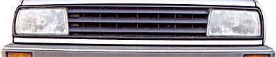 GRILA RADIATOR VW JETTA 1 BLACK -COD FKSG057
