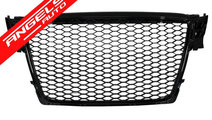 Grila RS Audi A4 B8 (2007-2012) RS4 Design Negru L...